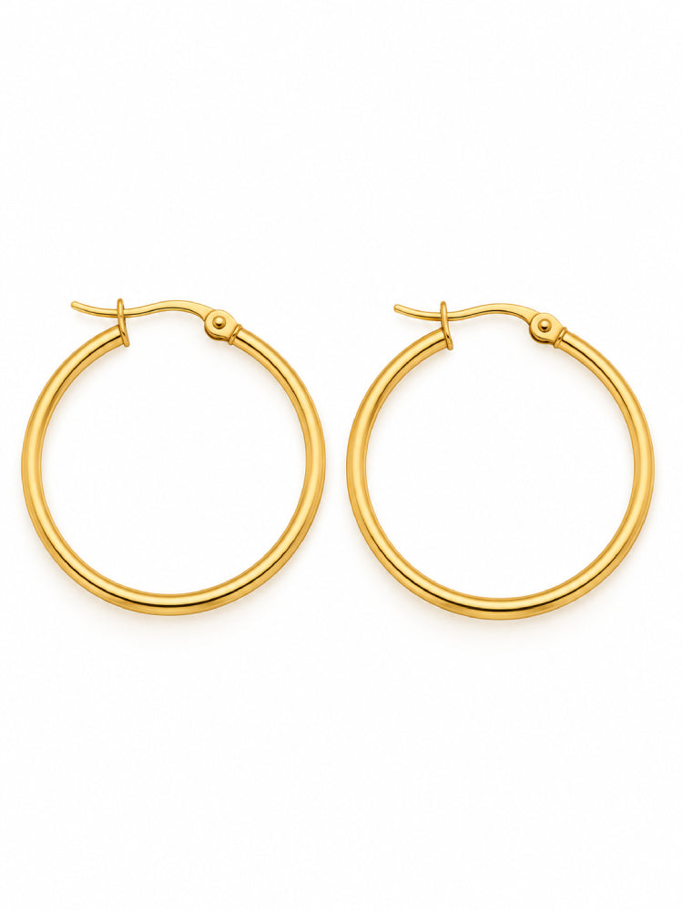 Argollas Círculo Dorado