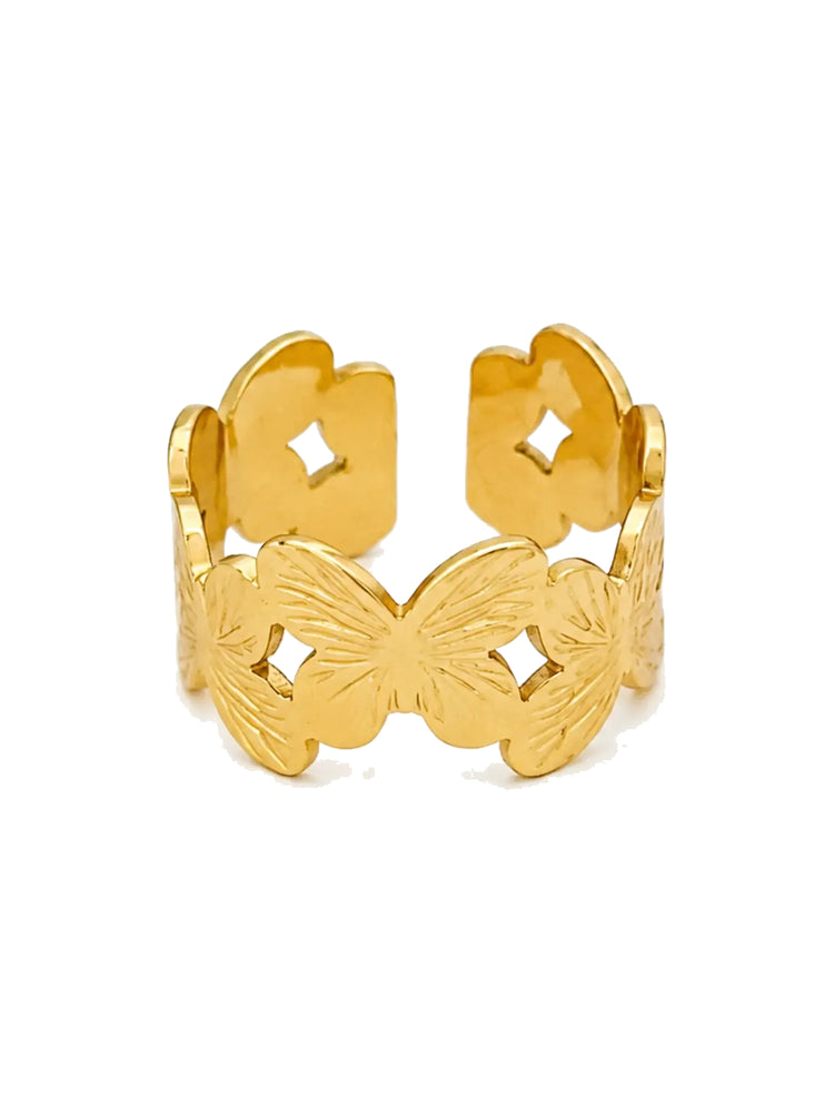 Anillo Ajustable Mariposas