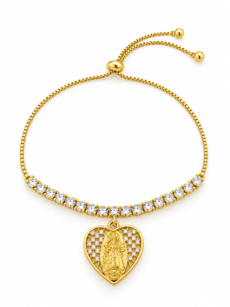 Pulsera Corazón de Fe