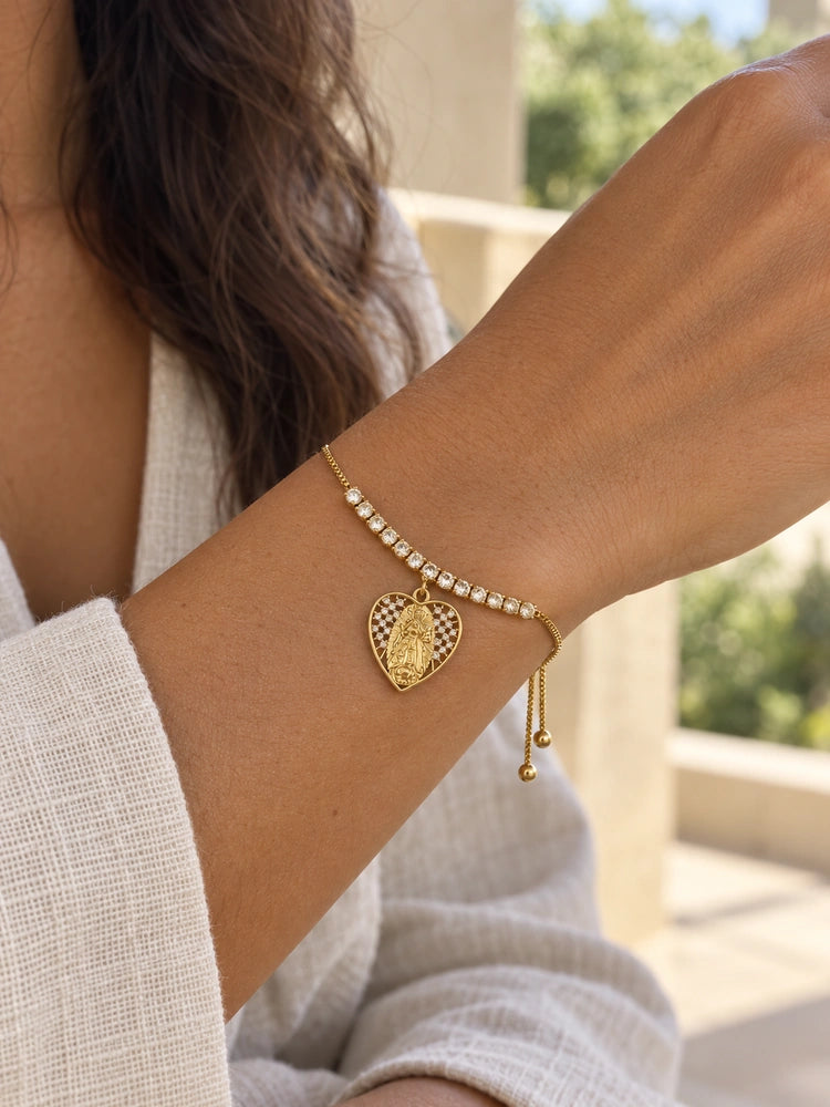 Pulsera Corazón de Fe
