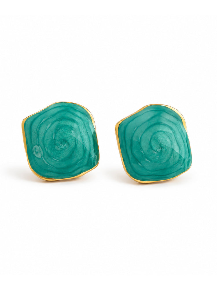 Aretes Ágata Turquesa