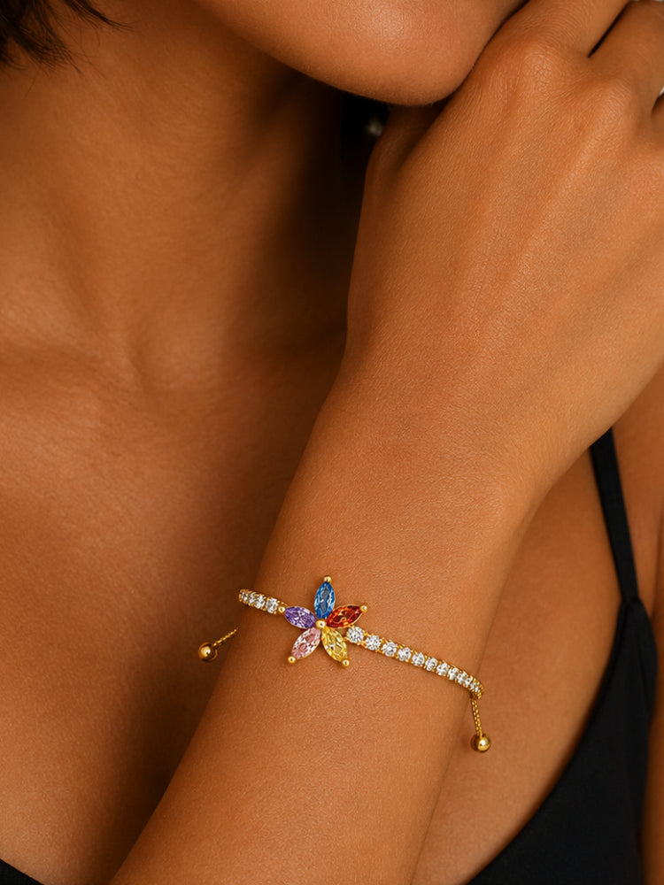 Pulsera Flor Multicolor