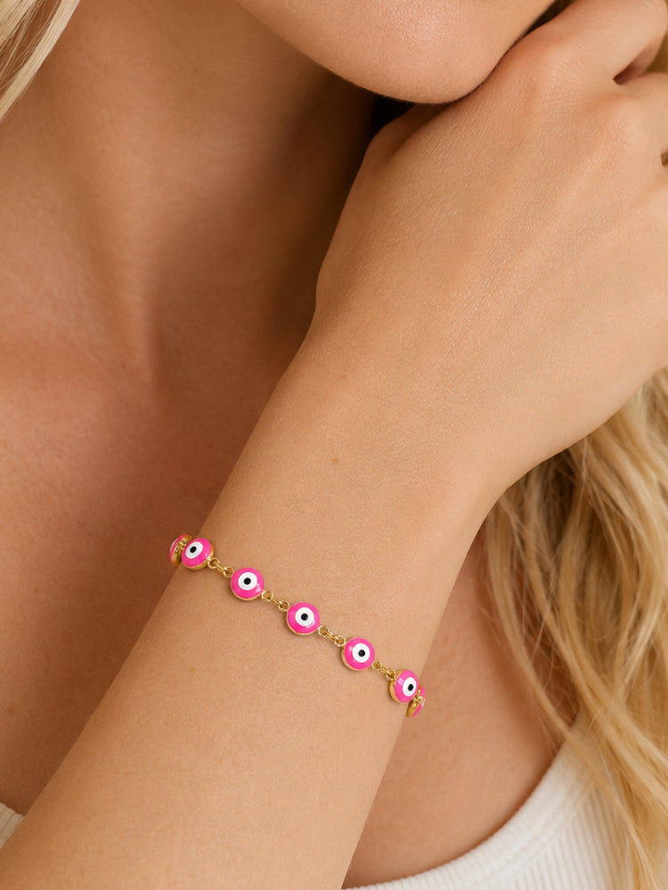 Pulsera Ojo Rosa