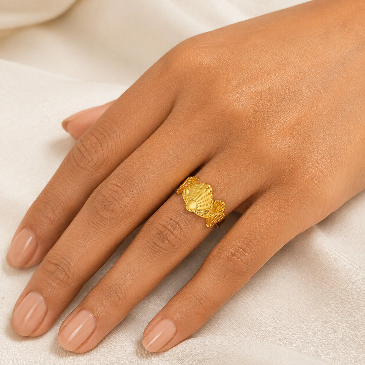 Anillo Ajustable Corona Marina