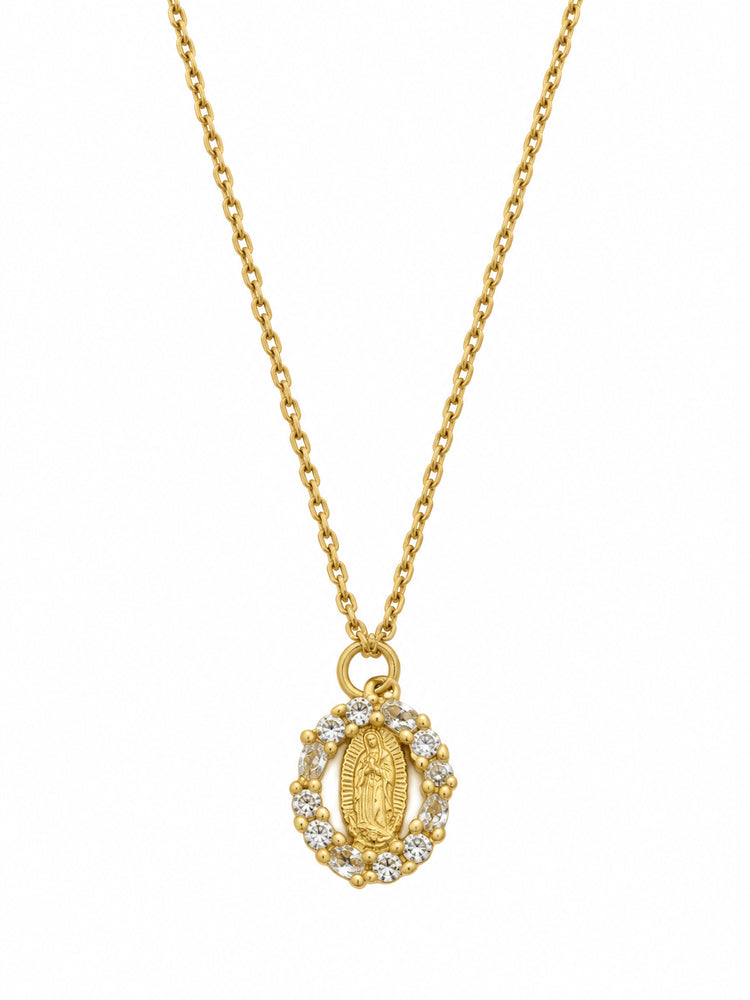 Cadena Medalla Ovalada de Fe