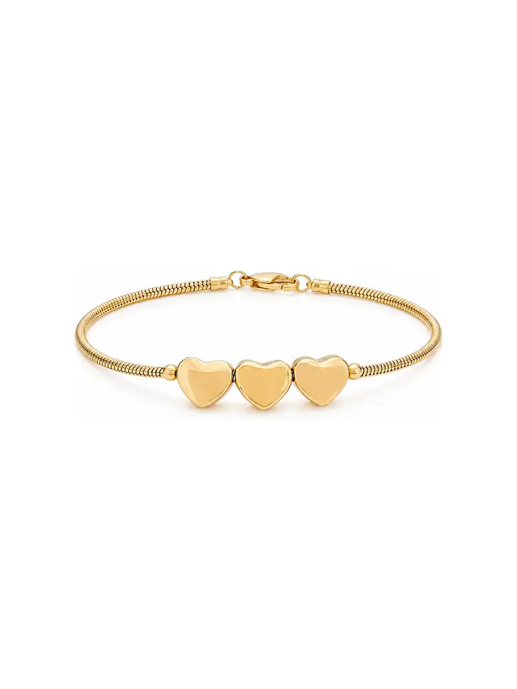 Pulsera Tres Corazones