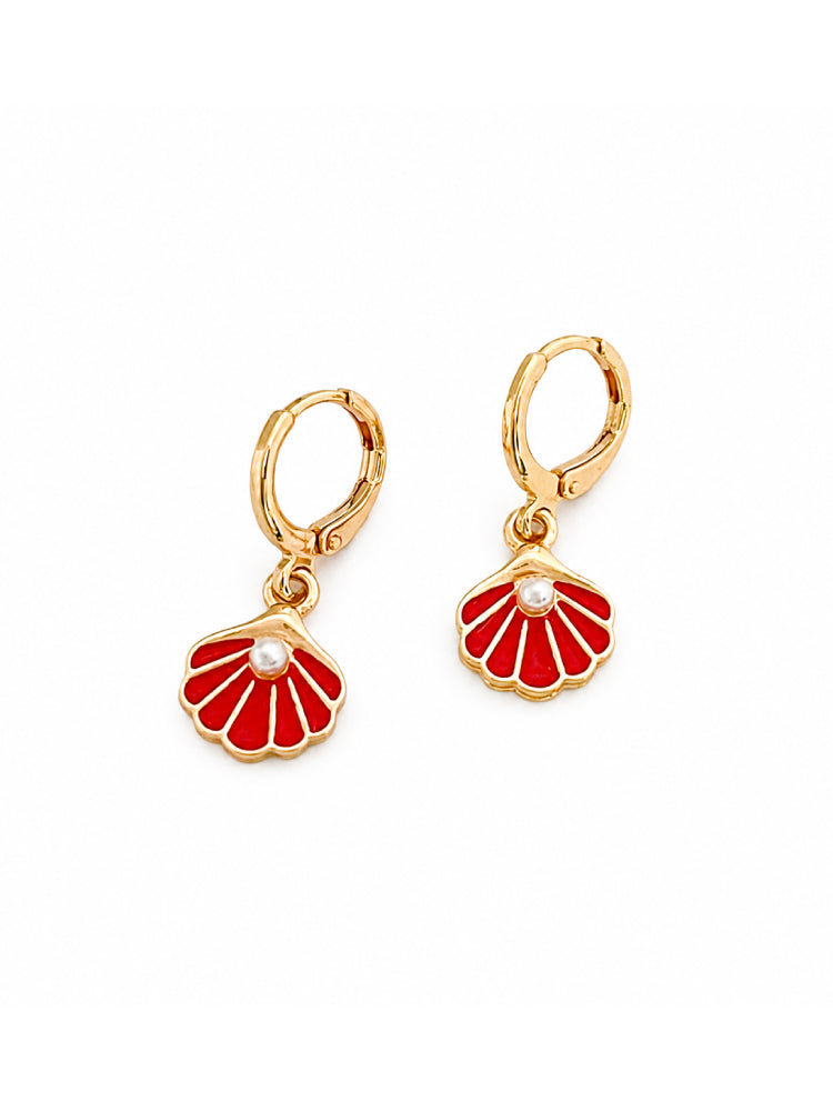 Argollas Concha Roja