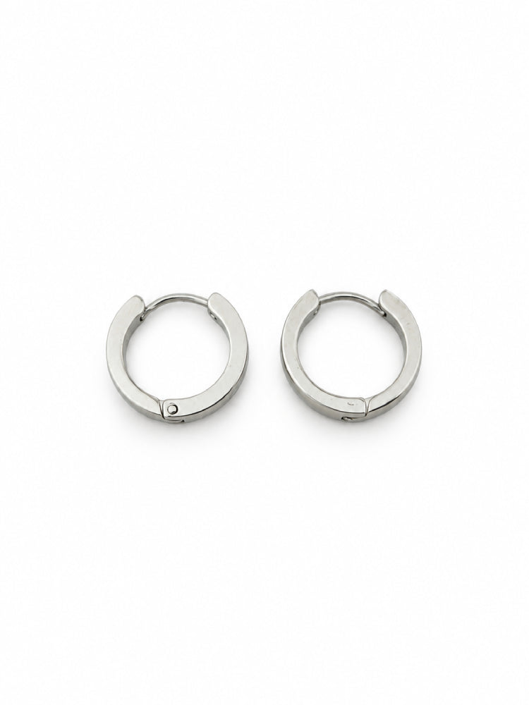 Argollas Aro Plateado