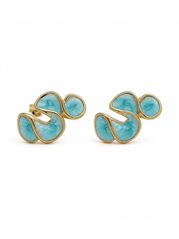 Aretes Aura Turquesa