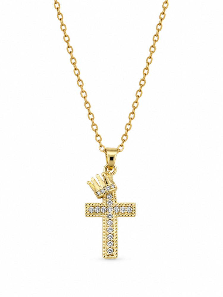 Cadena Cruz Coronada