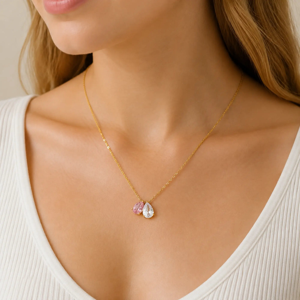 Collar Corazón Texturizado