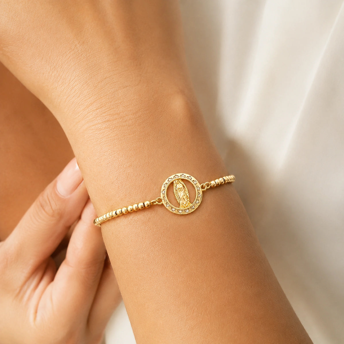 Pulsera Medalla Virgen