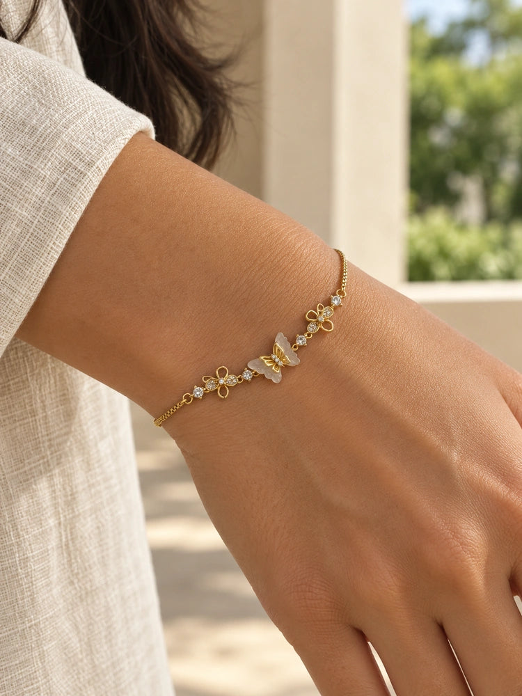 Pulsera Mariposa de Jardín