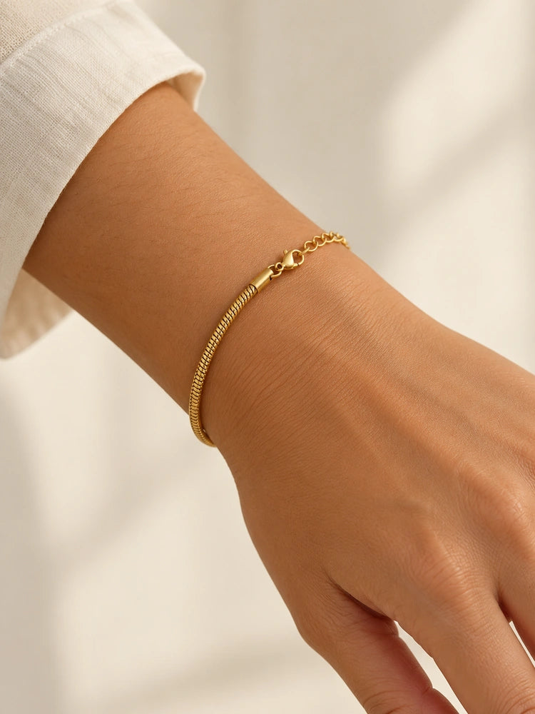 Pulsera Trama Dorada
