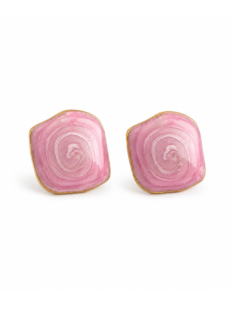 Aretes Ágata Rosa