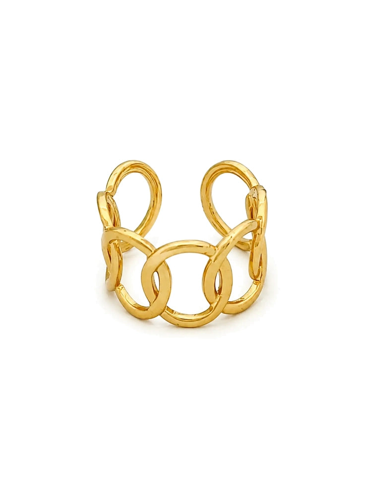 Anillo Ajustable Eslabones Abiertos