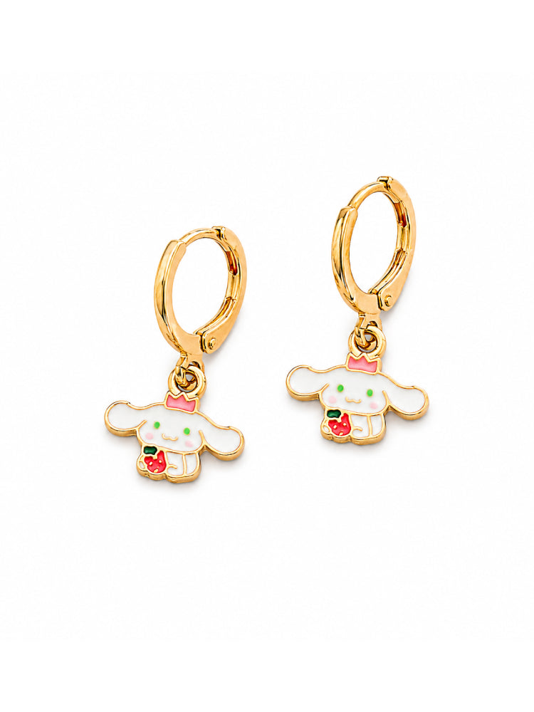 Argollas Perrito Blanco