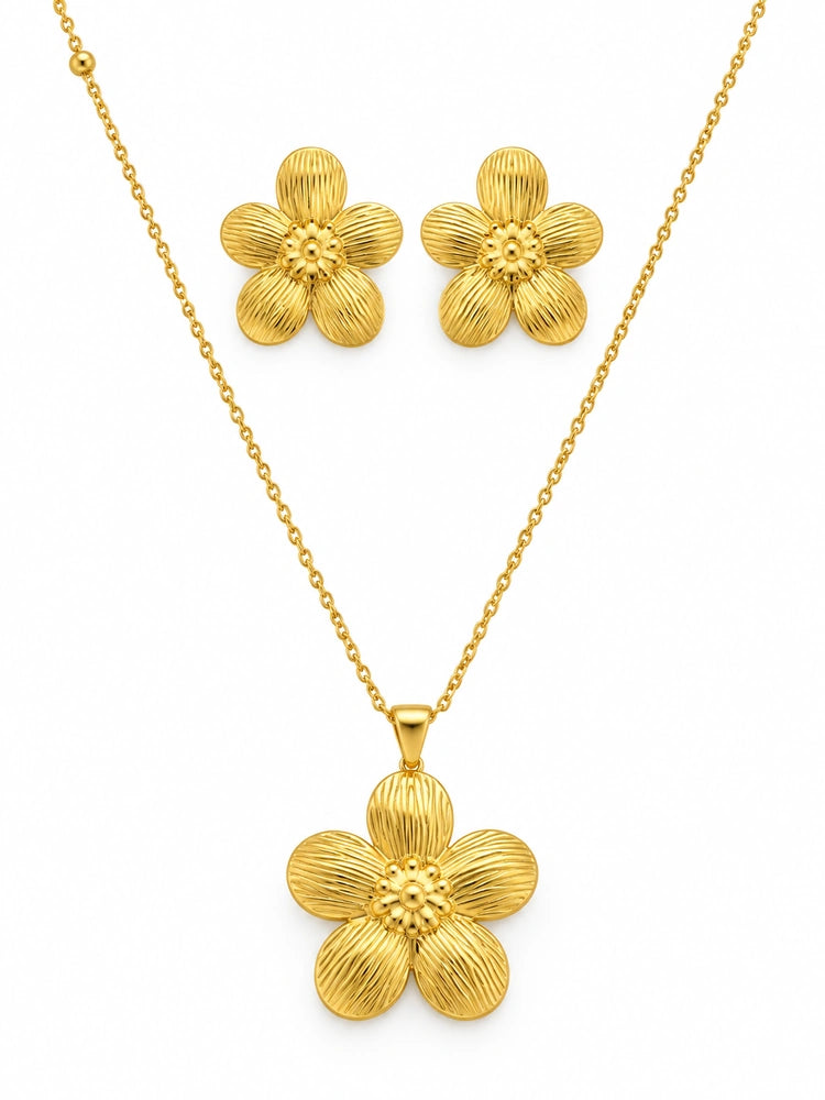 Conjunto Flor Dorada