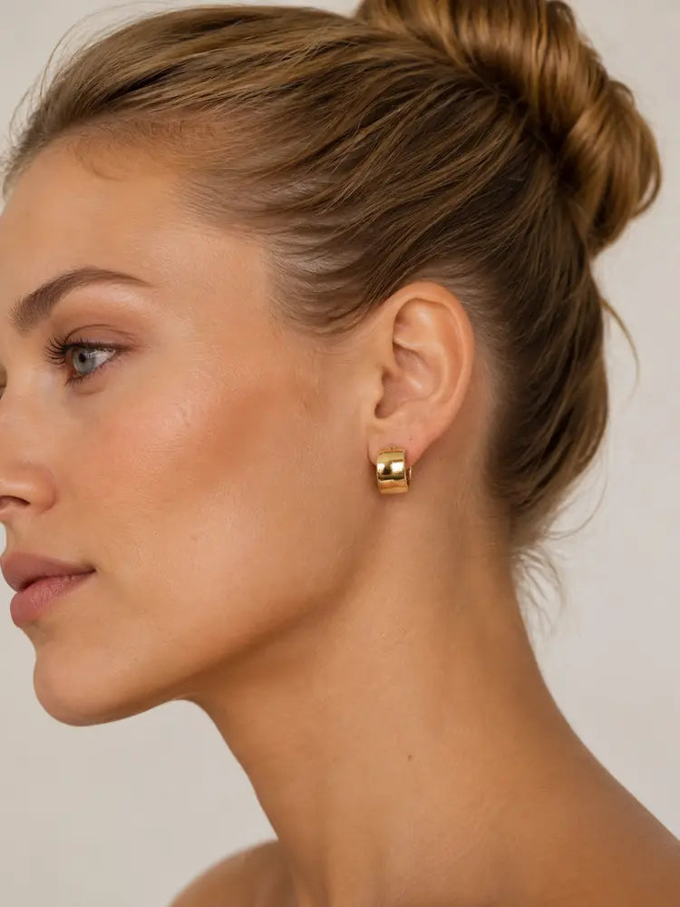 Argollas Doradas Bold