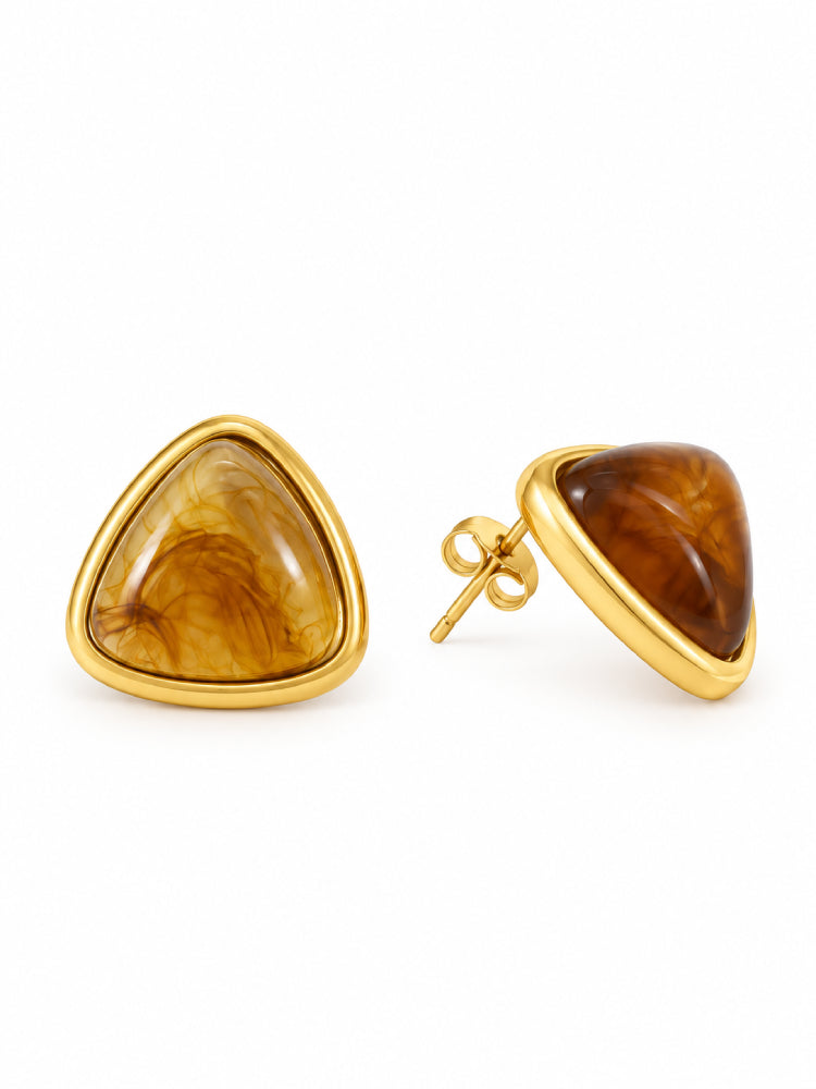 Aretes Triángulo Miel