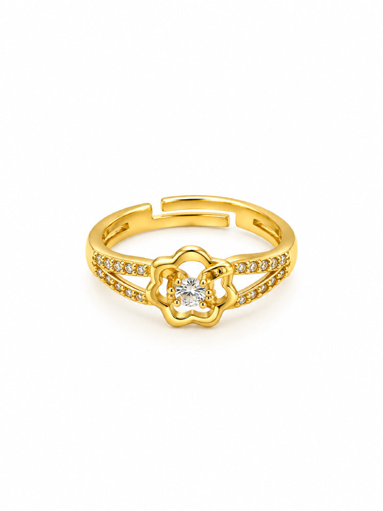 Anillo Flor Abierta